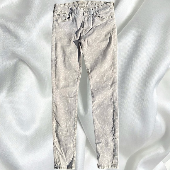 7 For All Mankind gwenevere marble skinny jeans - Picture 2 of 7